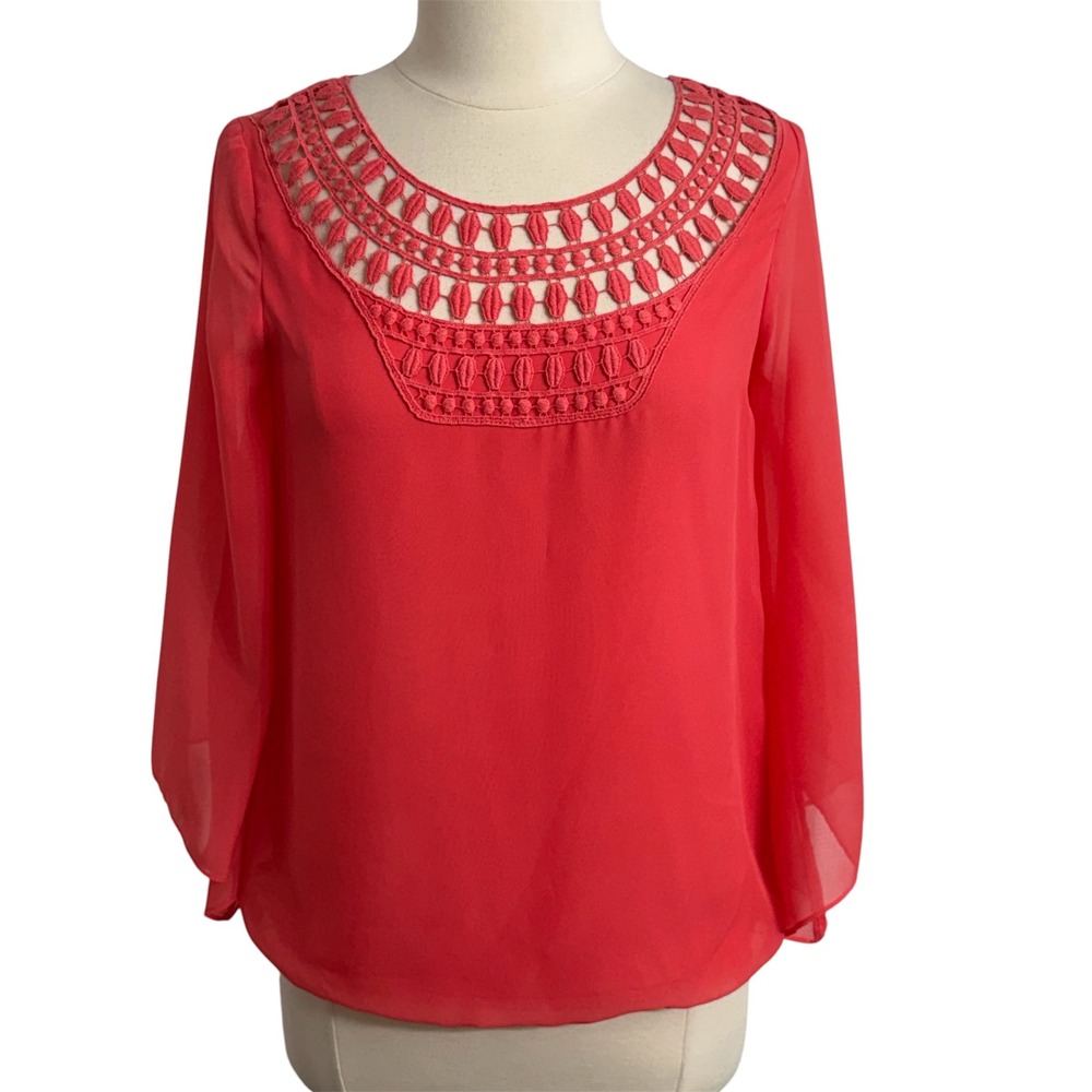 Alyx‎ Women's Semi Sheer Chiffon Blouse